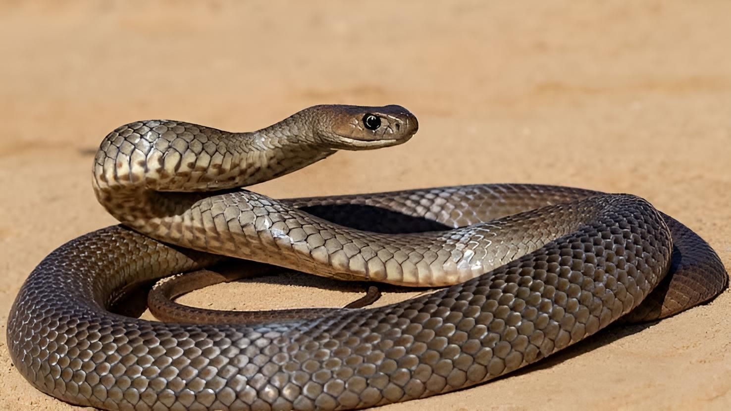 A Snake Is Curled Up On The Ground — Valley Vet Surgery In Walkerston, QLD