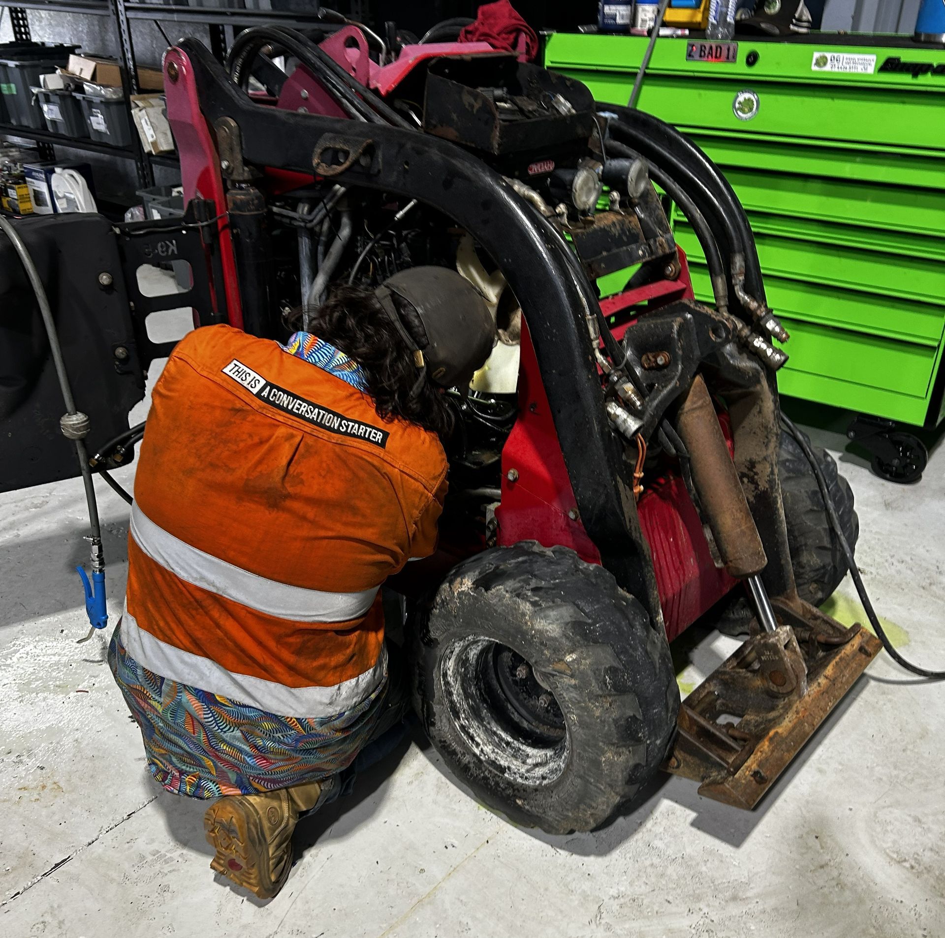 A Man is Working on a Machine in a Factory — OG Diesel NQ in Garbutt, QLD