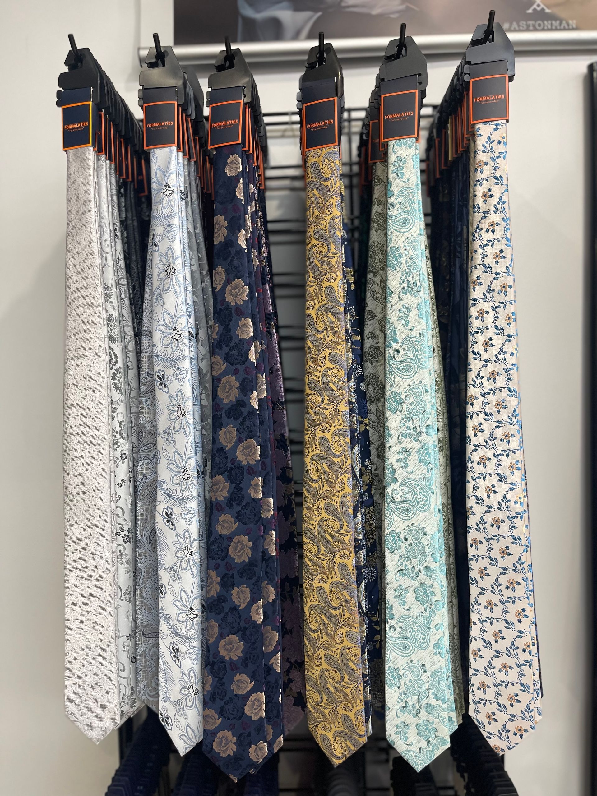 Range of Colourful Ties — Bonanno's Menswear in Fairy Meadow, NSW