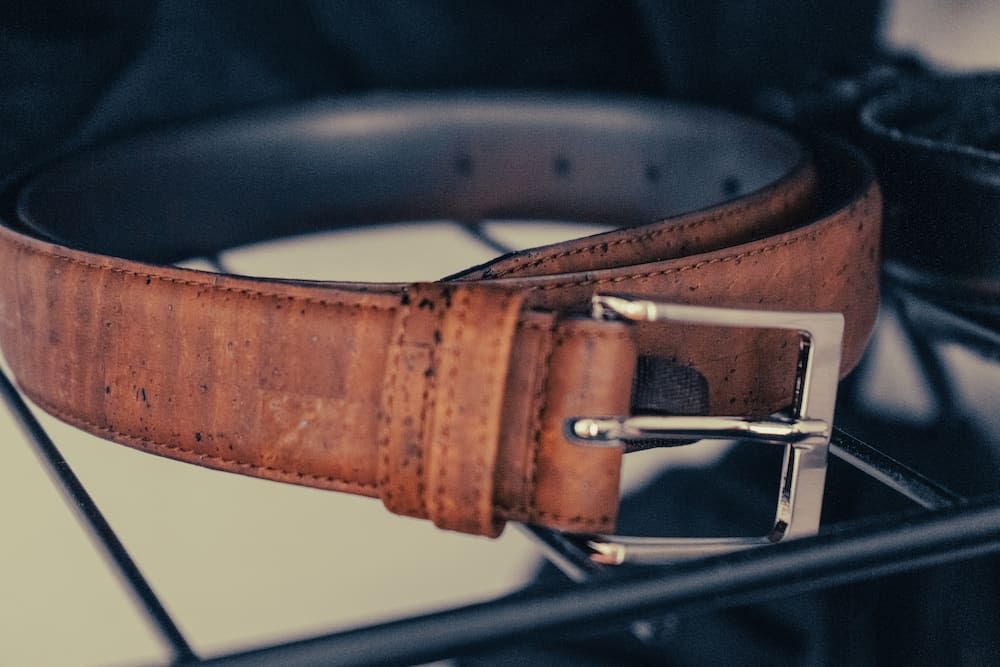 Brown Leather Belt — Bonanno's Menswear in Fairy Meadow, NSW