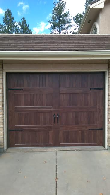 mahogany Garaged door