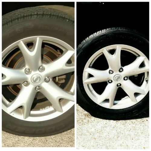 Tire Before and After Cleaning - Auto Detailing in Crestview, FL