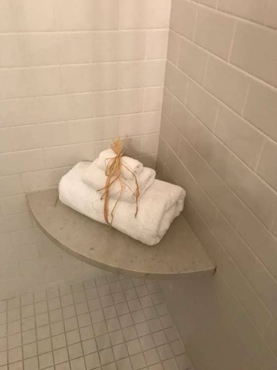 Window Cleaning — Towel inside of the Bathroom in Crestview, FL