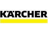 Le logo karcher est jaune et noir sur fond blanc.