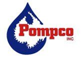 Le logo de Pumpco Inc est une goutte d'eau avec une montagne en arrière-plan.