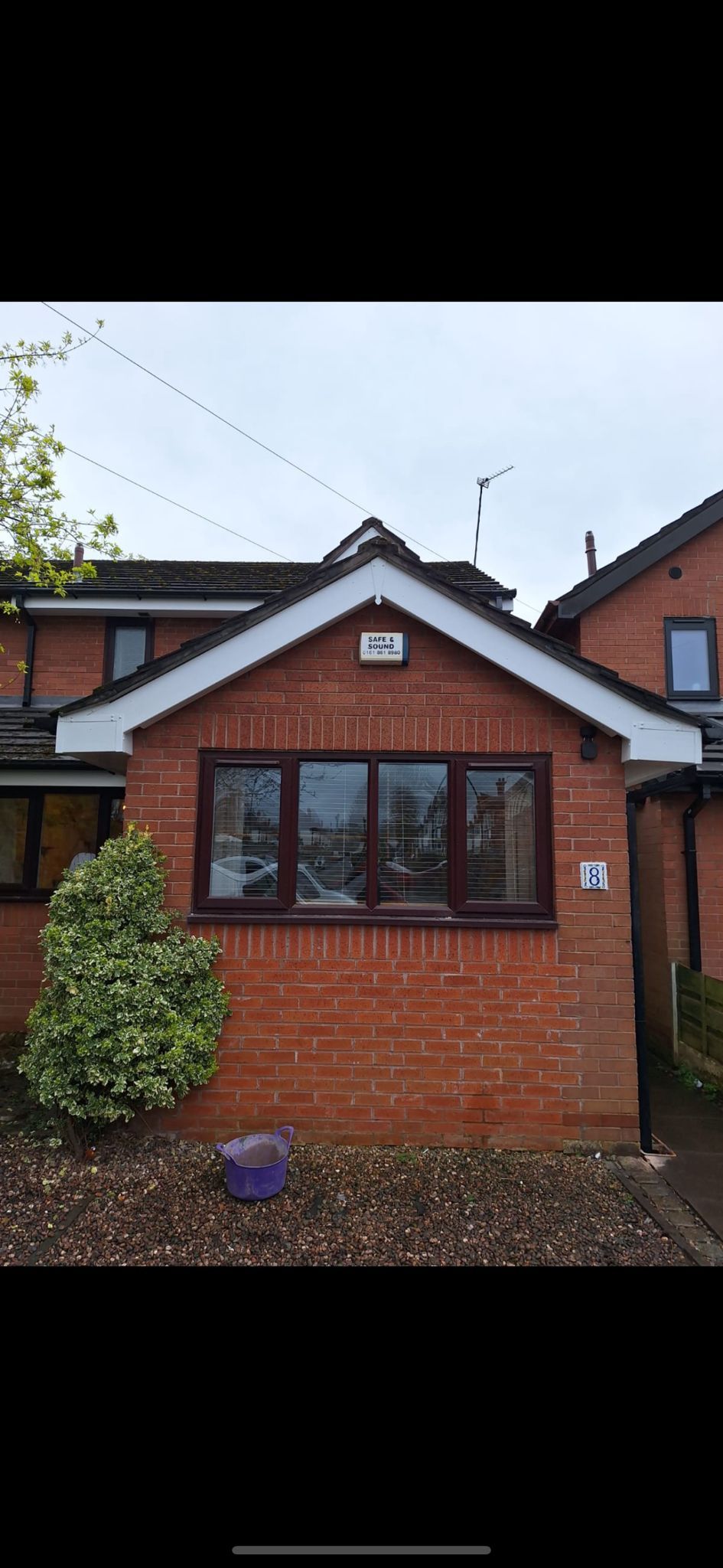 A picture of an extension on a property