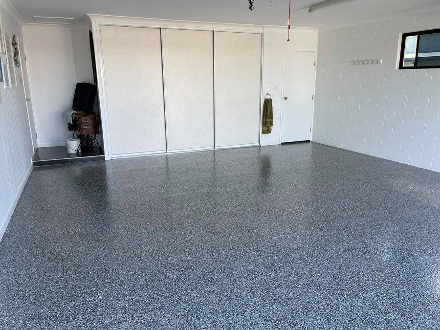 Epoxy Flooring Of Empty Room — Epoxy Floor Coating in Sarina, QLD
