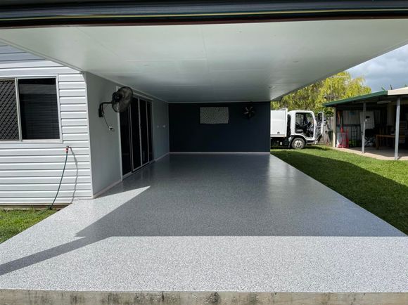 Floor Polisher And Sunny Background — Epoxy Floor Coating in Mackay, QLD