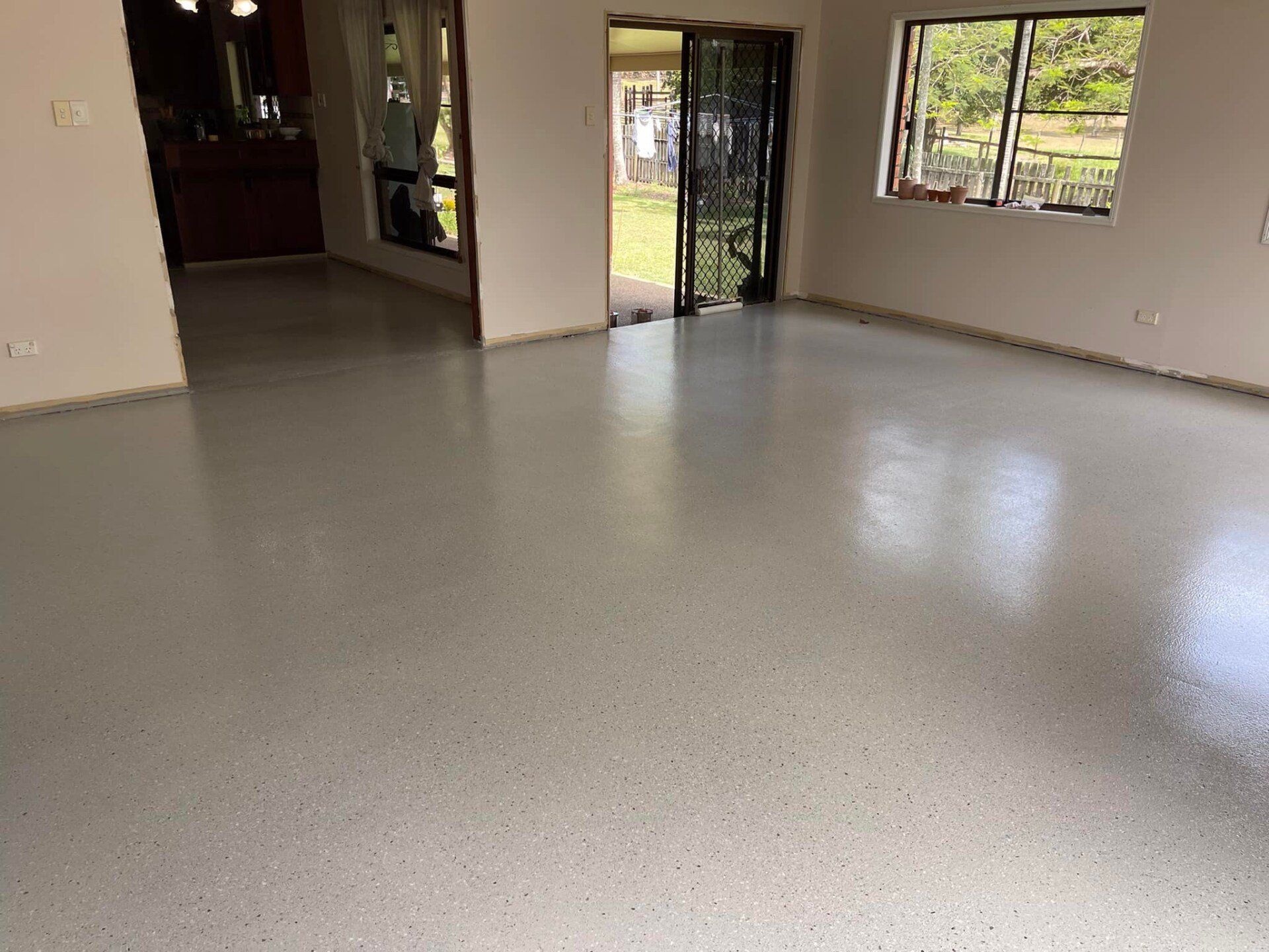 Driveway Of Residential Exterior — Epoxy Floor Coating in Mackay, QLD