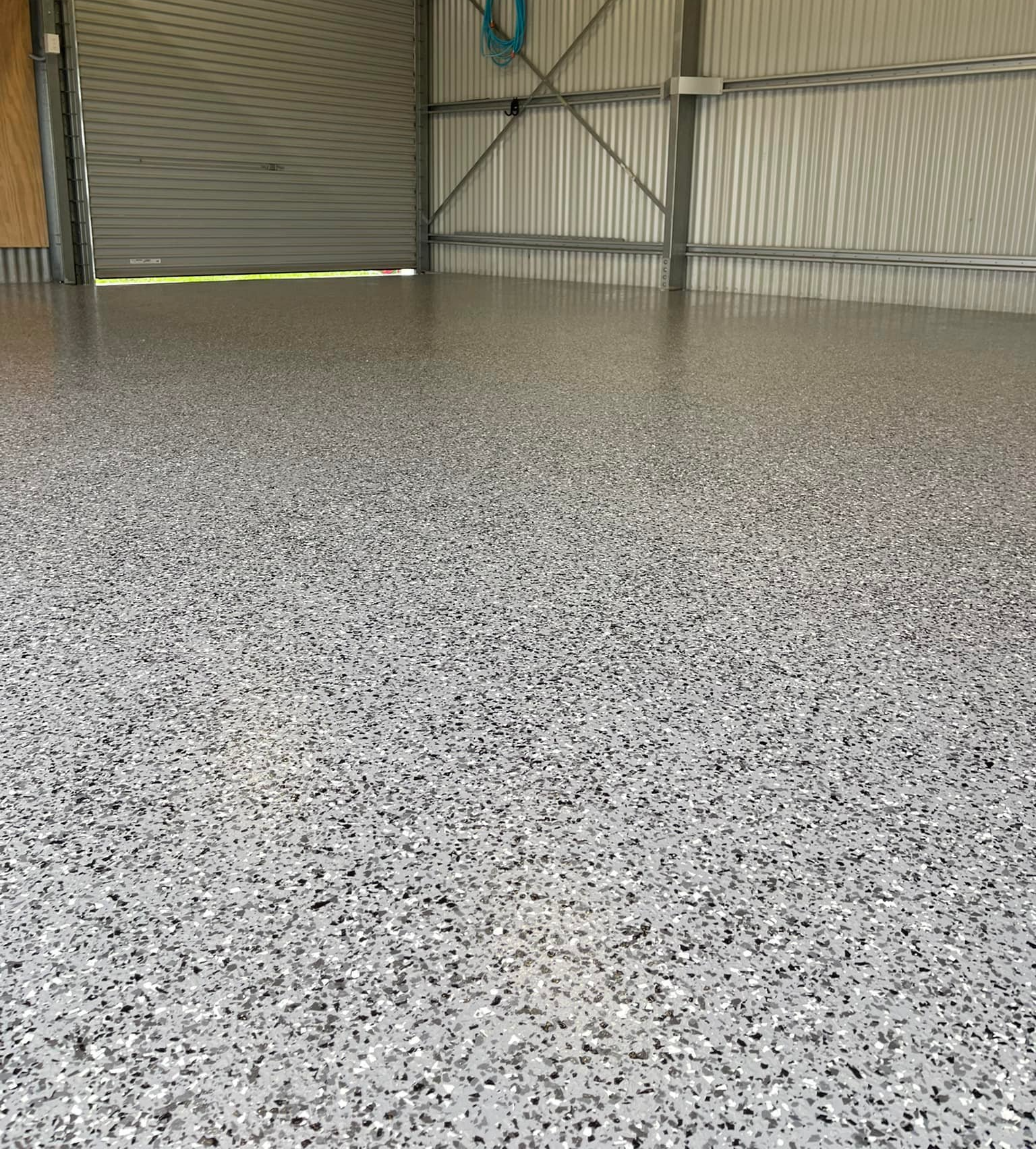 Empty Garage — Epoxy Floor Coating in Mackay, QLD