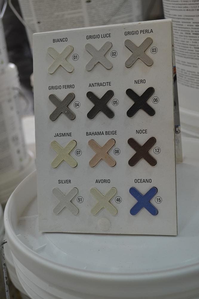 campioni di idropittura per pareti