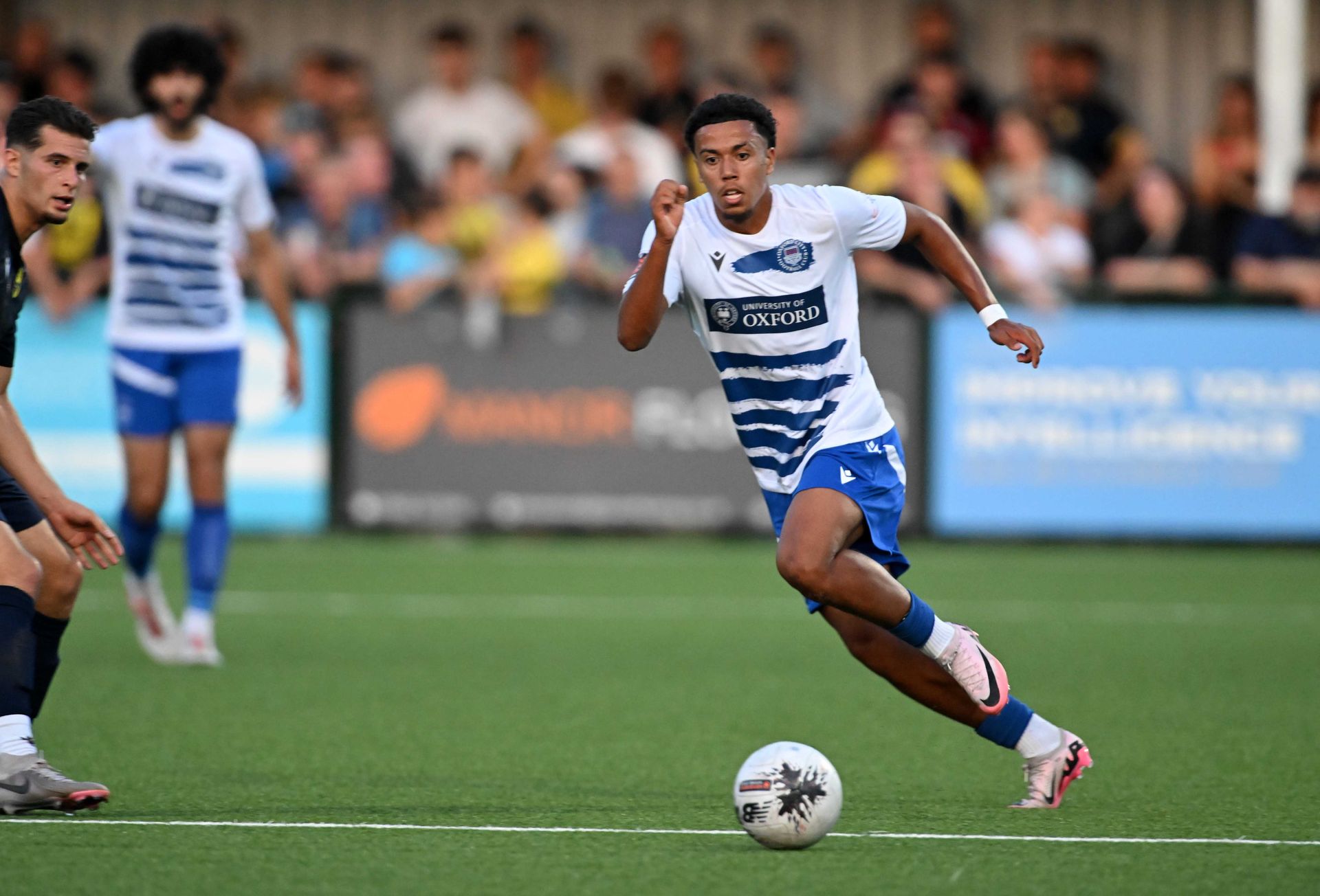 Jayden Carbon playing for Oxford City FC