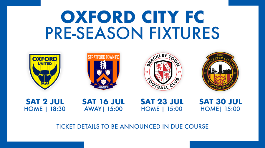 Oxford City Friendly Fixture Added - Salisbury FC