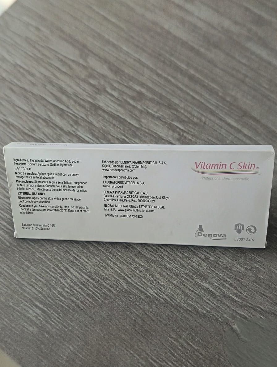 VITAMIN C SKIN 10% – ILUMINA, REGENERA Y REJUVENECE TU PIEL