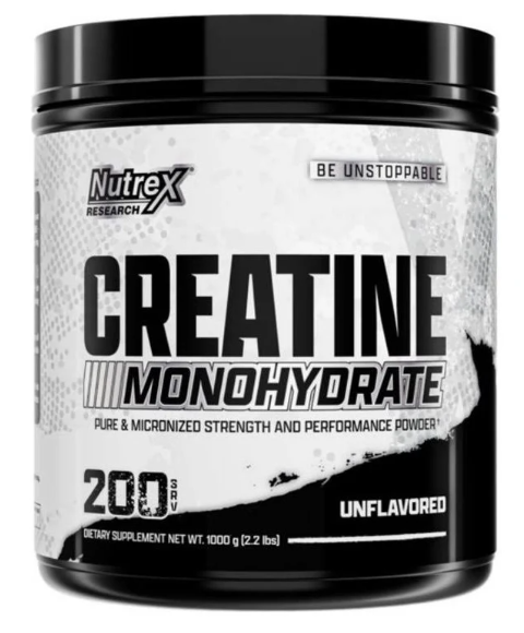 CREATINA MONOHIDRATADA NUTREX      1 Kg -200 SERVICIOS