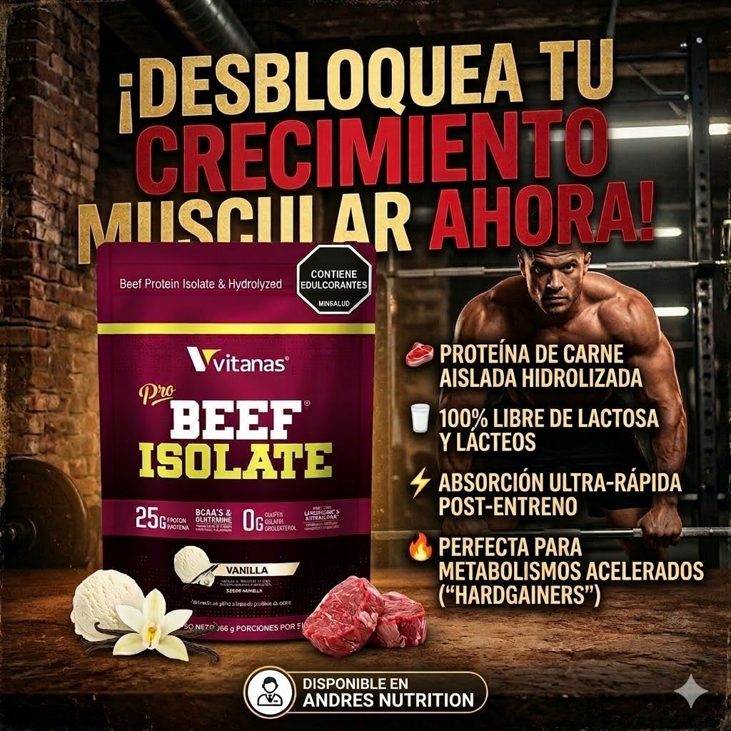 BEEF ISOLATE -VITANAS  2 Lbs