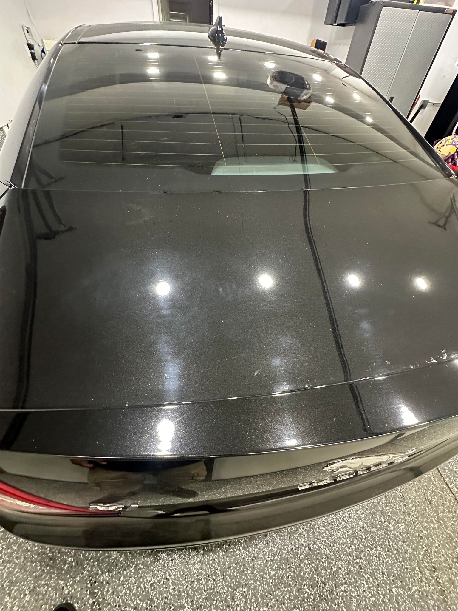 jaguar xj 2 step paint correction and 3 year ceramic coating before picture