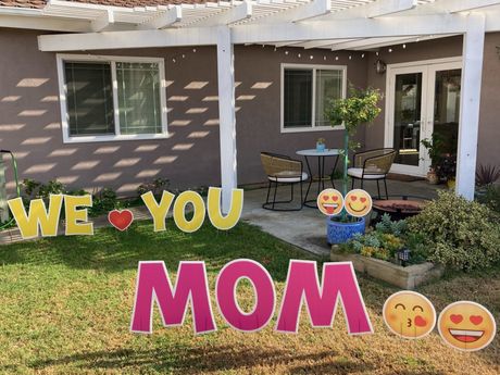 Mother's day Individual letter yard signs