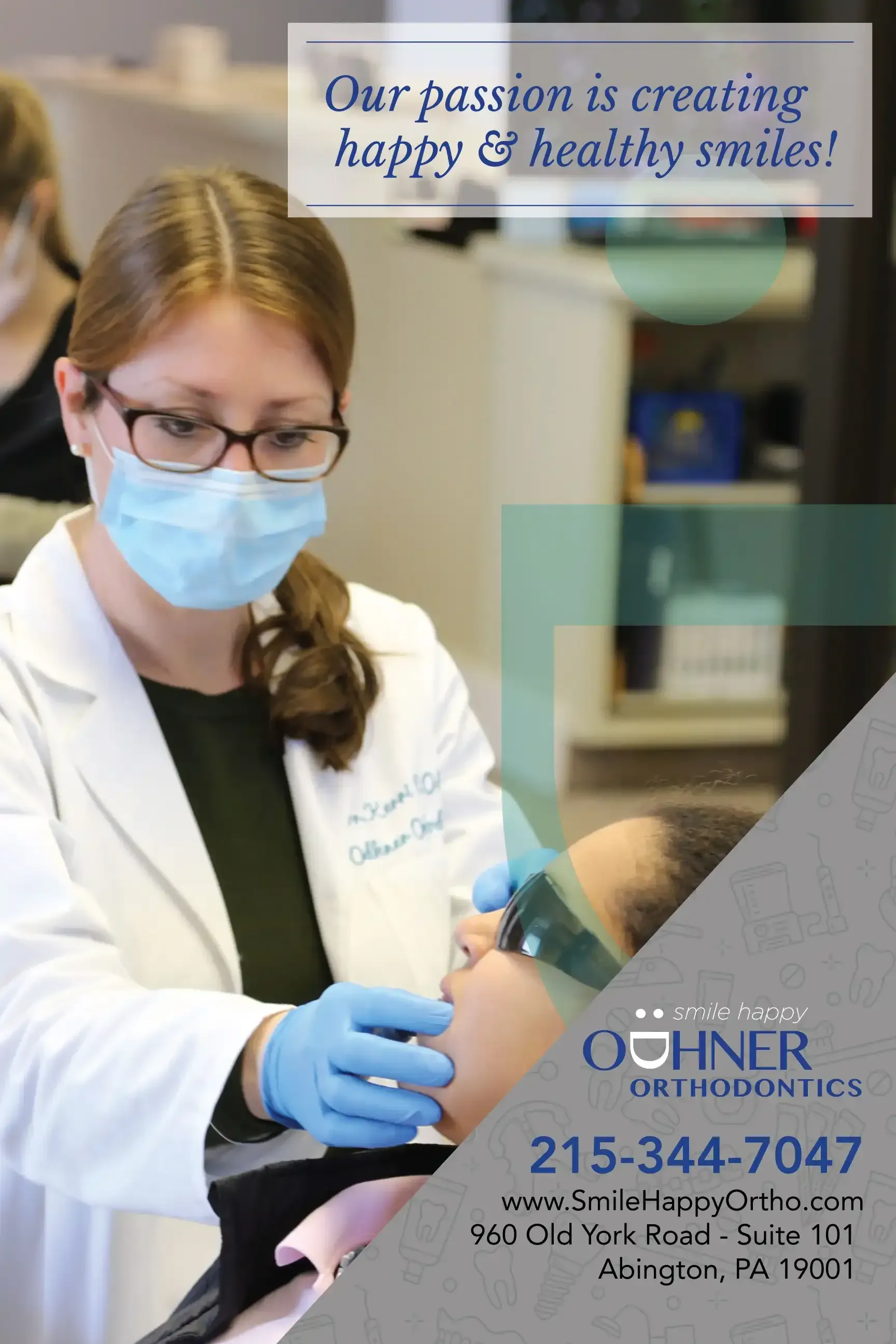 a woman wearing a mask and gloves is working on a patient 's teeth .