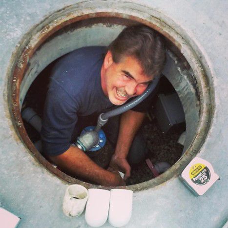 Man Inside The Well — Tampa, FL — Tampa Well Drilling