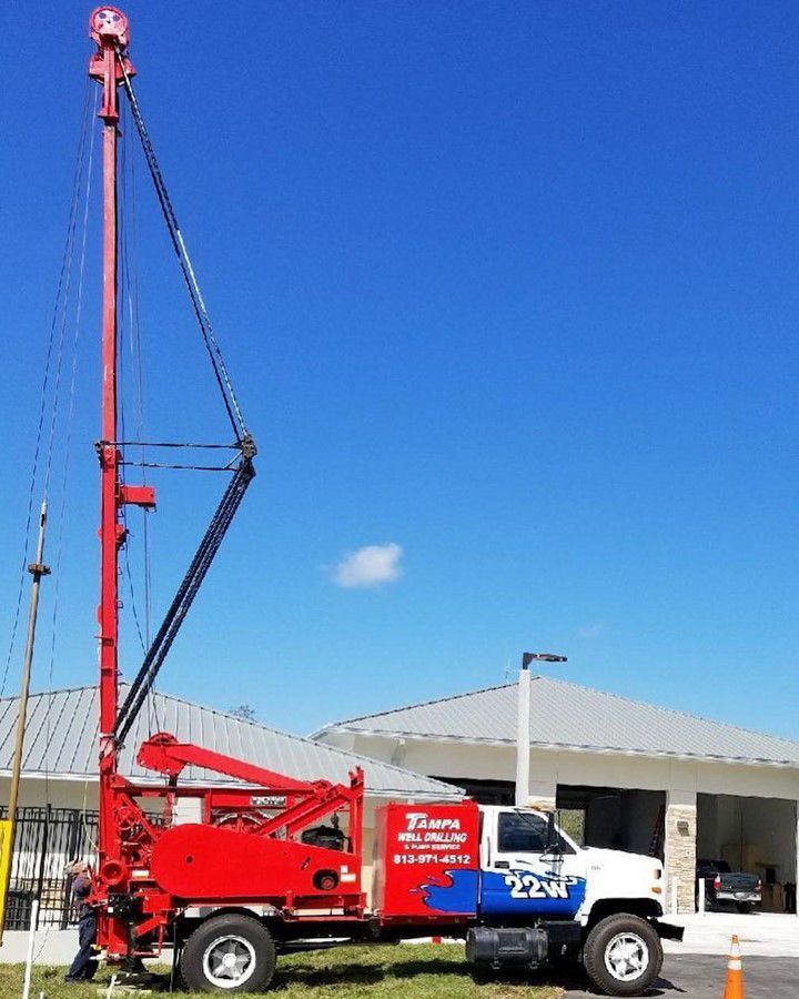 Drilling In Commercial Area — Tampa, FL — Tampa Well Drilling