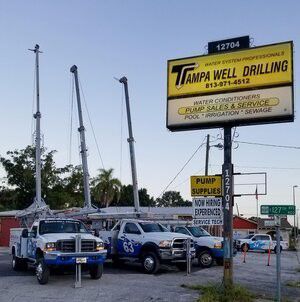 Service Car Parking — Tampa, FL — Tampa Well Drilling