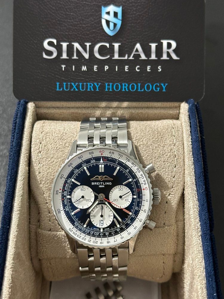 A sinclair timepieces luxury horology watch in a box