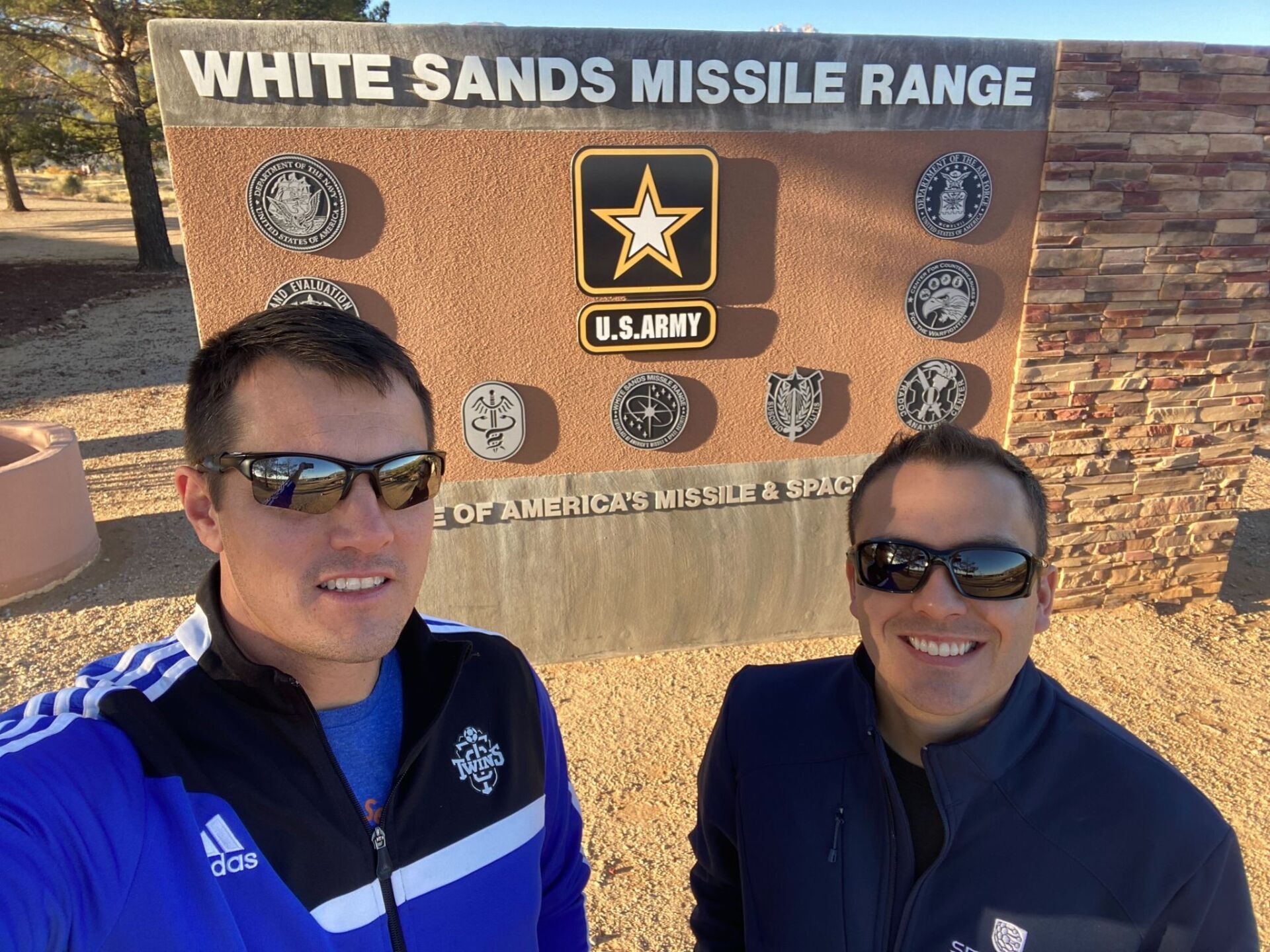 Sentinel CEO Zachary Kiehl and VP of Products & Partnerships Jeremy Ward at White Sands Missile Range