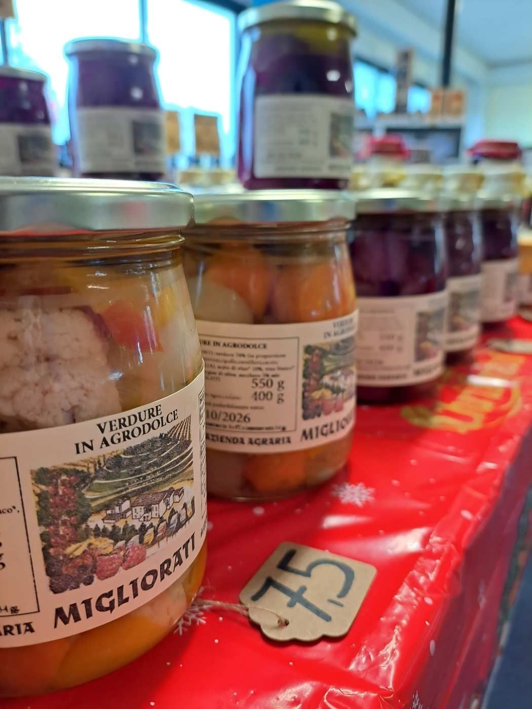 Verdure in Agrodolce Azienda agricola 'migliorati' - Cesti natalizi aziendali La Riminese Alimentari