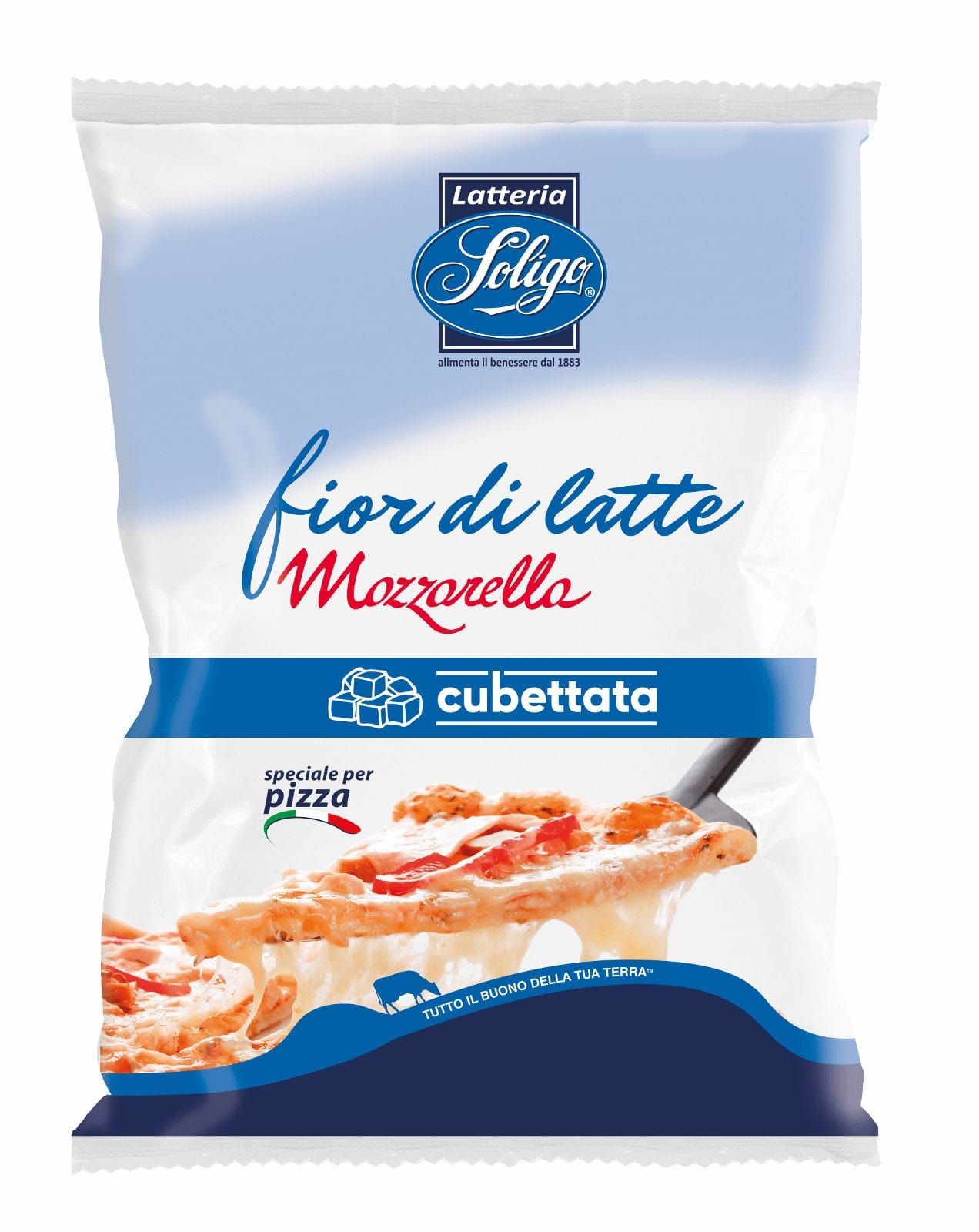 Soligo mozzarella fior di latte cubettata - La Riminese Alimentari