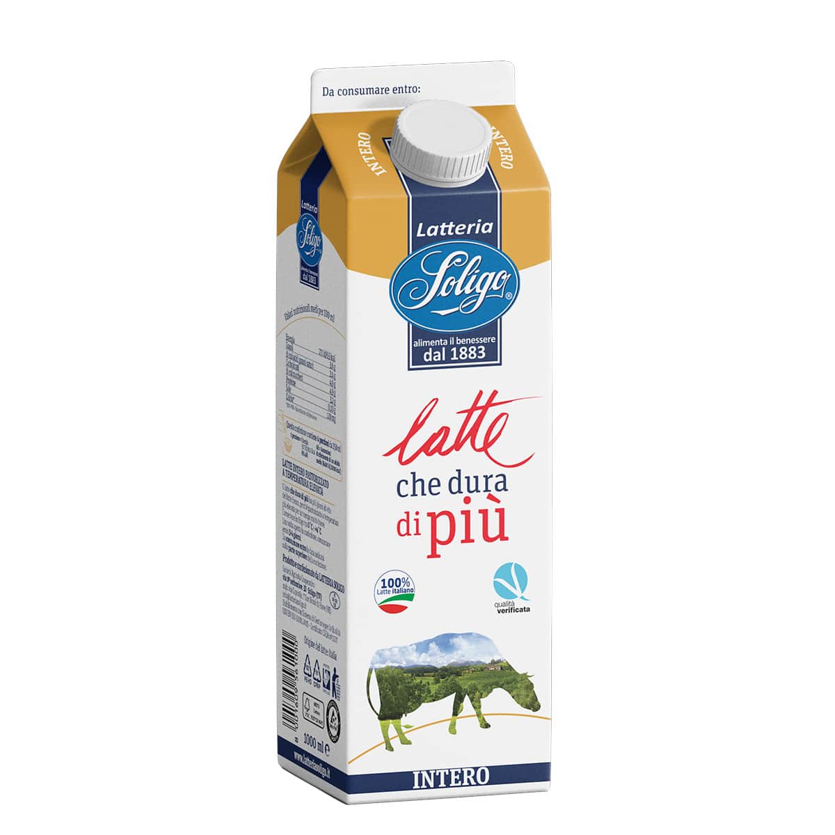 Soligo latte che dura di più intero - La Riminese Alimentari