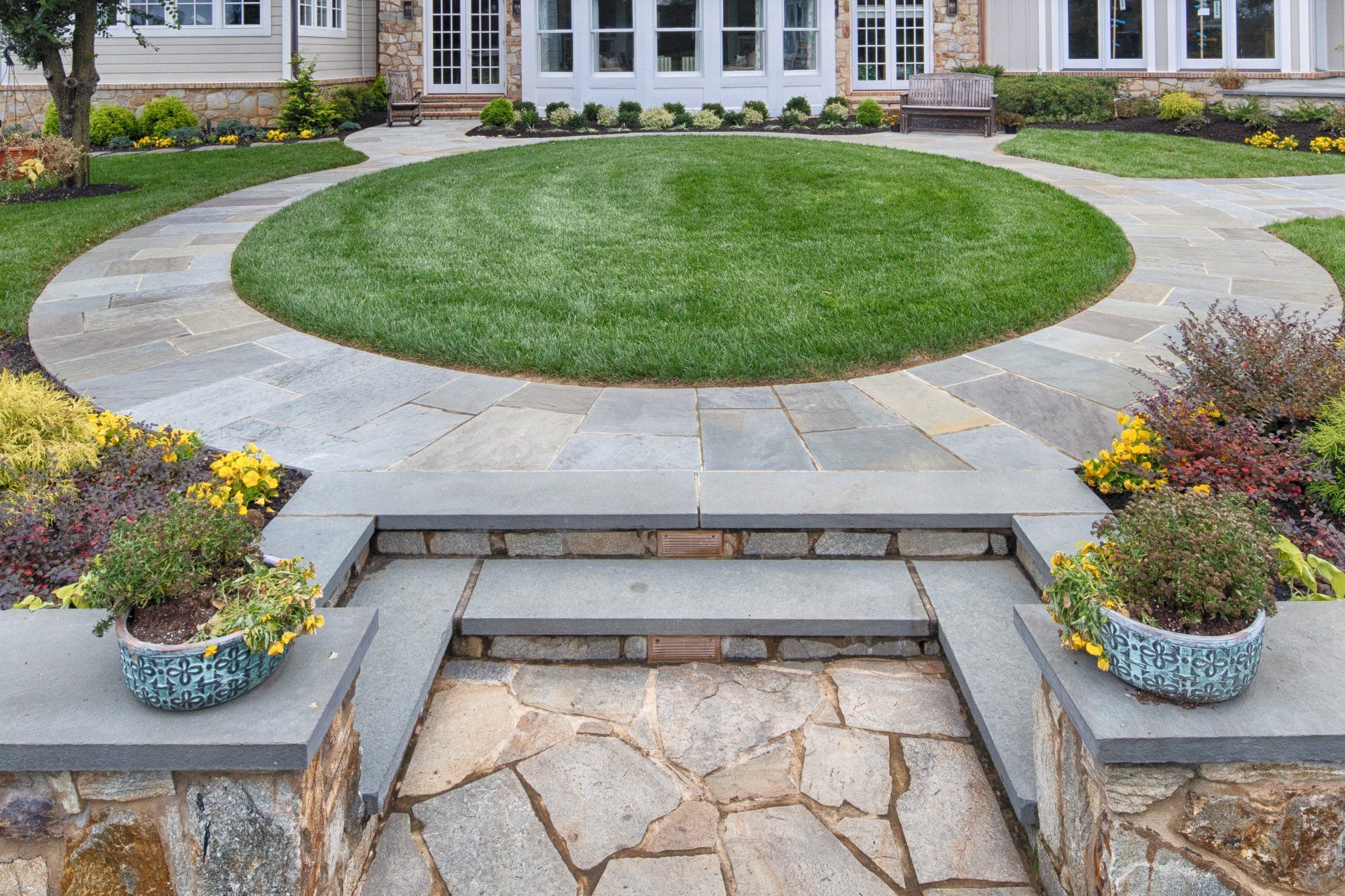 Stone Walkway Construction in Ellicott City, MD | Outdoor Architects Inc