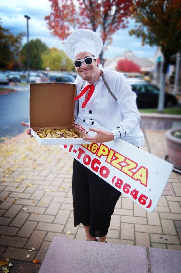 Happy Man with Pizza | Redding, CA | Redding's Ultimate Pizza