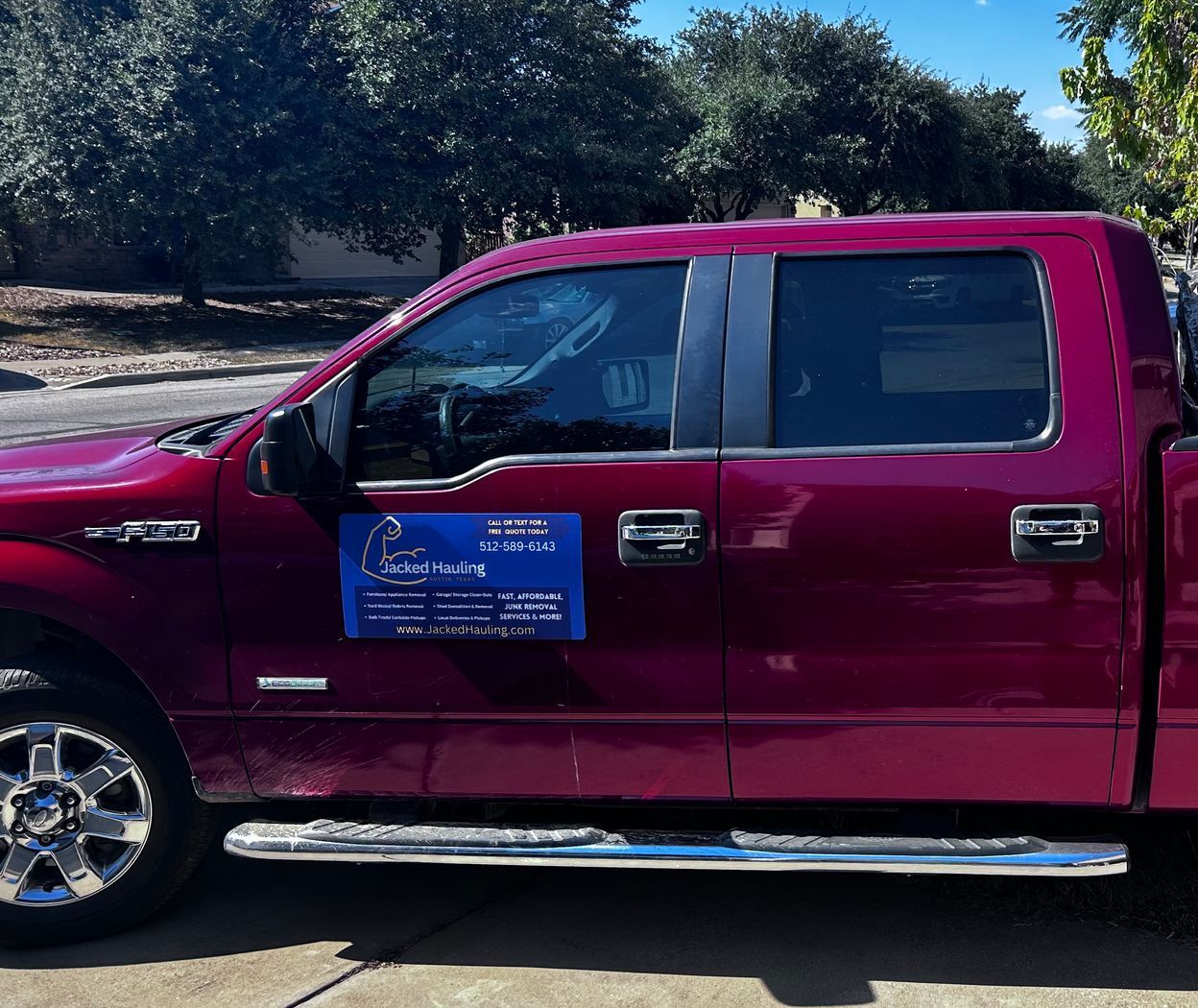 Jacked Hauling Truck