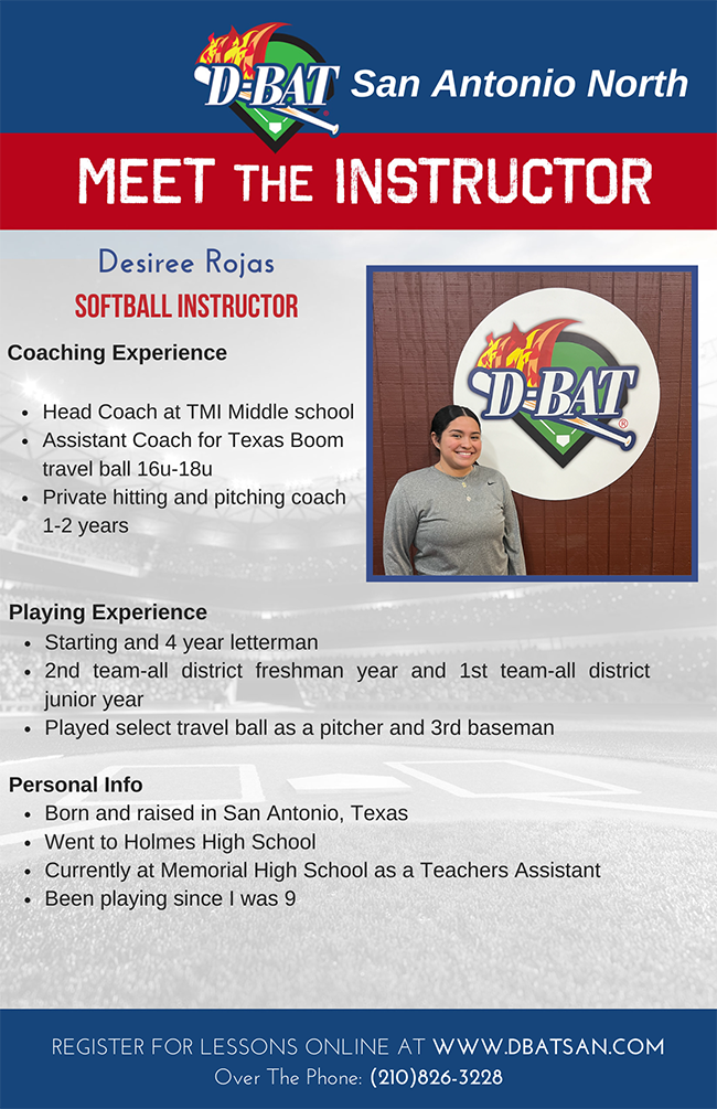 Baseball & Softball Lessons | D-BAT San Antonio North | San Antonio, TX