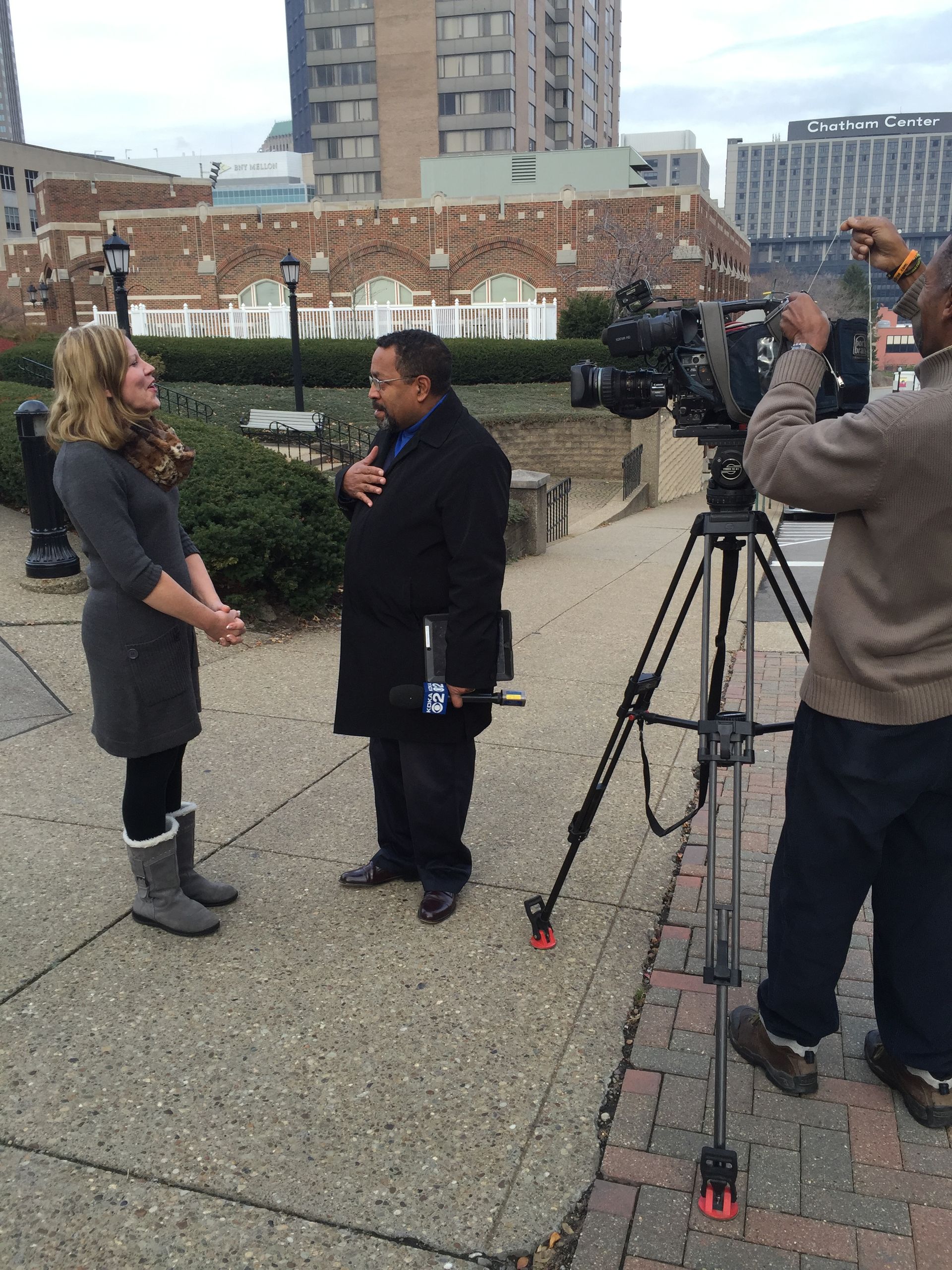 KDKA interview with Harold Hayes and Audrey Guskey