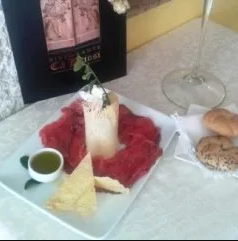 carpaccio di carne salata del Trentino Alto Adige