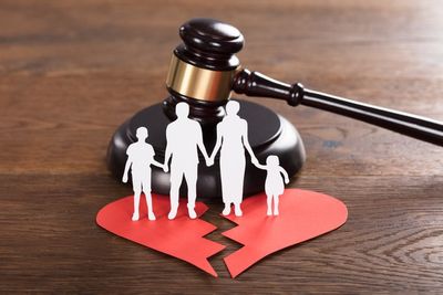 Family Law Attorney — Paper Cut of a Broken Heart and Family in Jacksonville Beach, FL