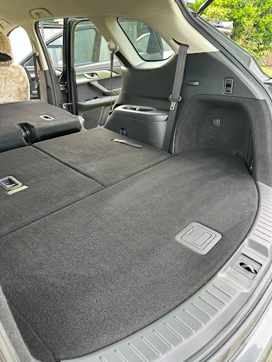 Inside the Rear of a Car With Seats Folded Down — Mobile Club Car Cleaning in Earlville, QLD