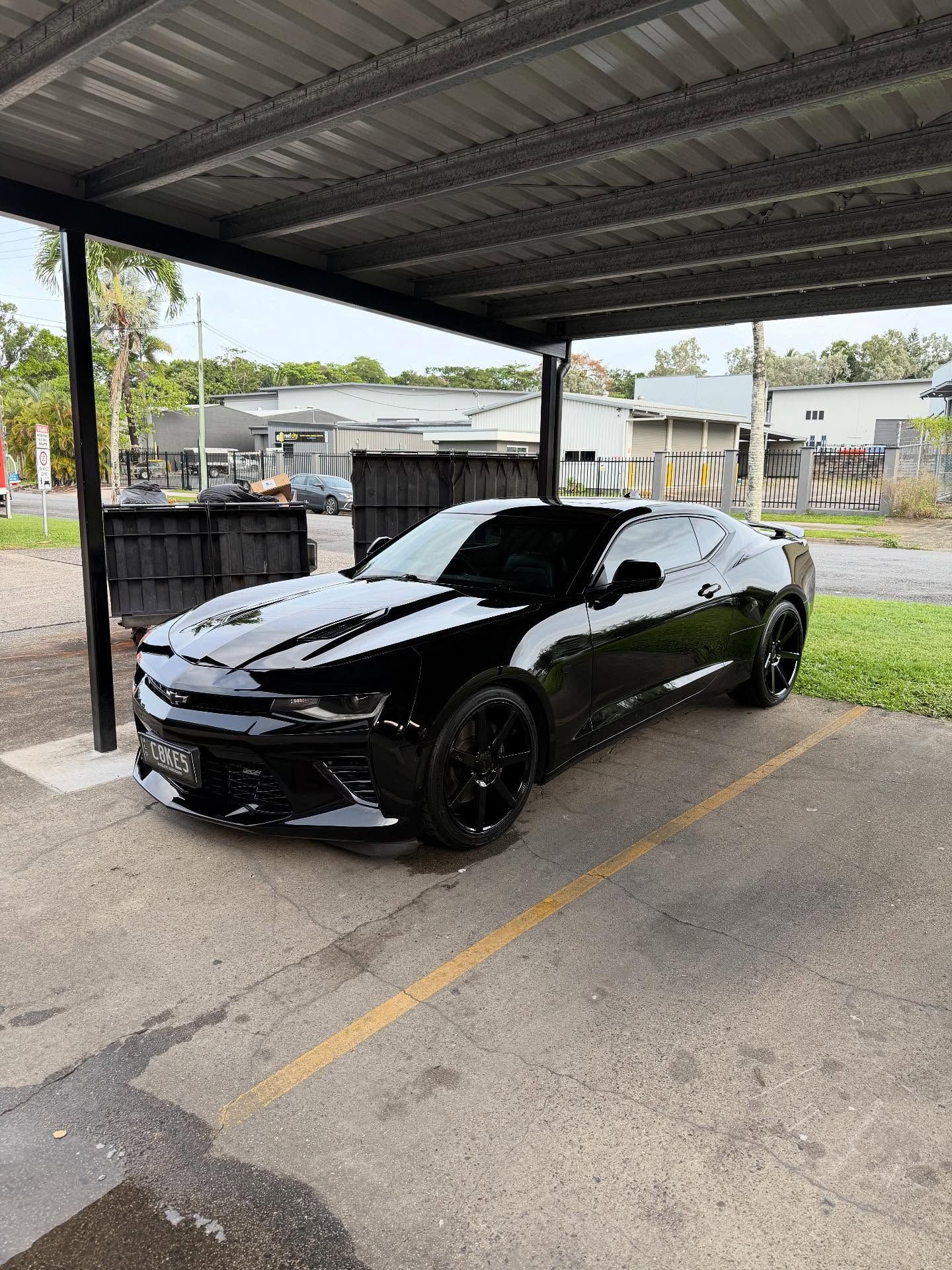 A Sleek, Black Chevrolet Camaro — Mobile Club Cars Cairns in Innisfail, QLD