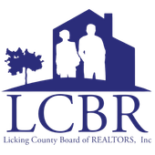 The logo for the licking county board of realtors inc
