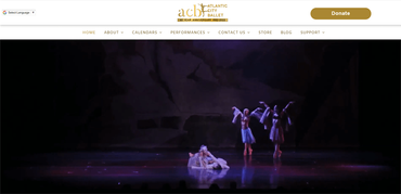 Screen shot of  Atlantic City Ballet Company in Atlantic City NJ