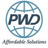 Placid Web Designs Logo with globe and the text Placid Web Designs around it.