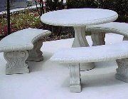 concrete round table