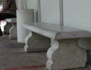 concrete bench