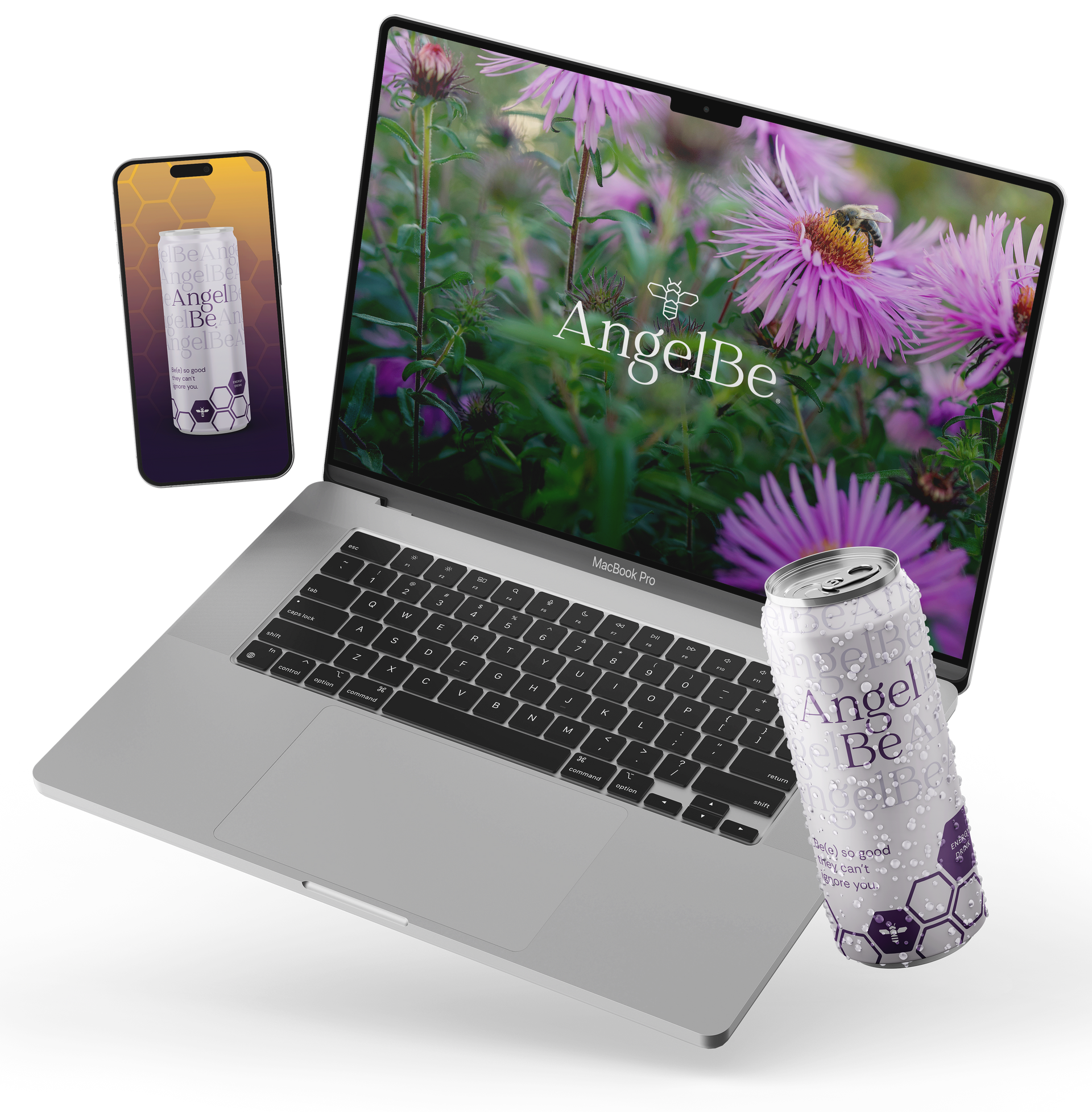 Laptop und Handy mit 