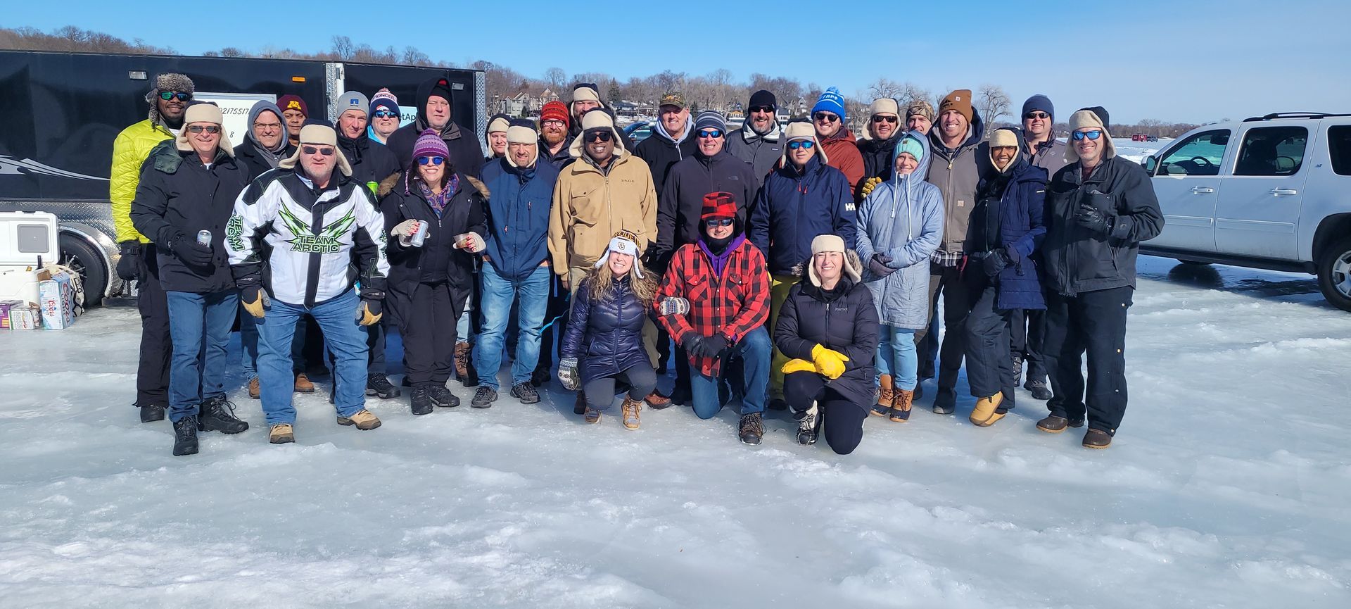 business trip fishing Lake Minnetonka