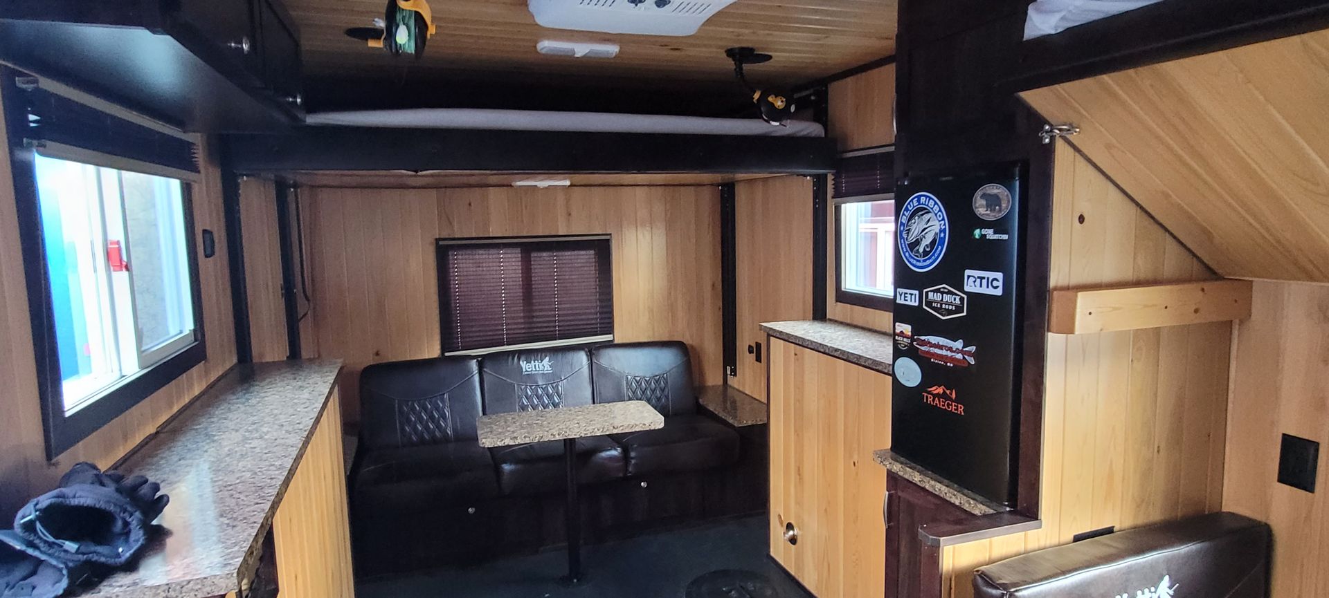 ice fishing houses for rent