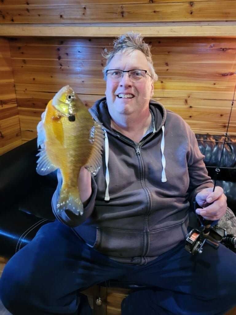 bluegill ice fishing