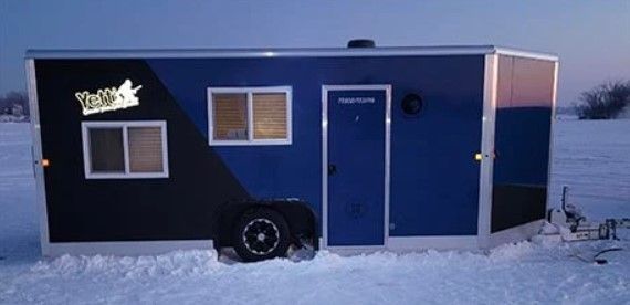 fish houses for rent Lake Minnetonka